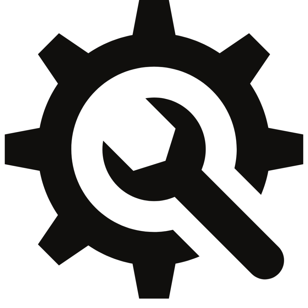 Icon von einem Schraubenschlüssel als Synonym für die Wartung und Reparaturleistungen von MW Landtechnik GmbH